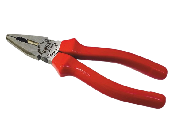 BOSS KIRMIZI İZOLE PENSE 180MM